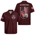 82nd Airborne Division Hawaiian Shirt, US Army Paratrooper Patriotic Aloha Shirt