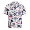US Navy Hawaiian Shirt, America 250th Anniversary Patriotic Aloha Shirt