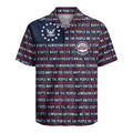 US Navy Anniversary Hawaiian Shirt, America 250th Patriotic Aloha Shirt
