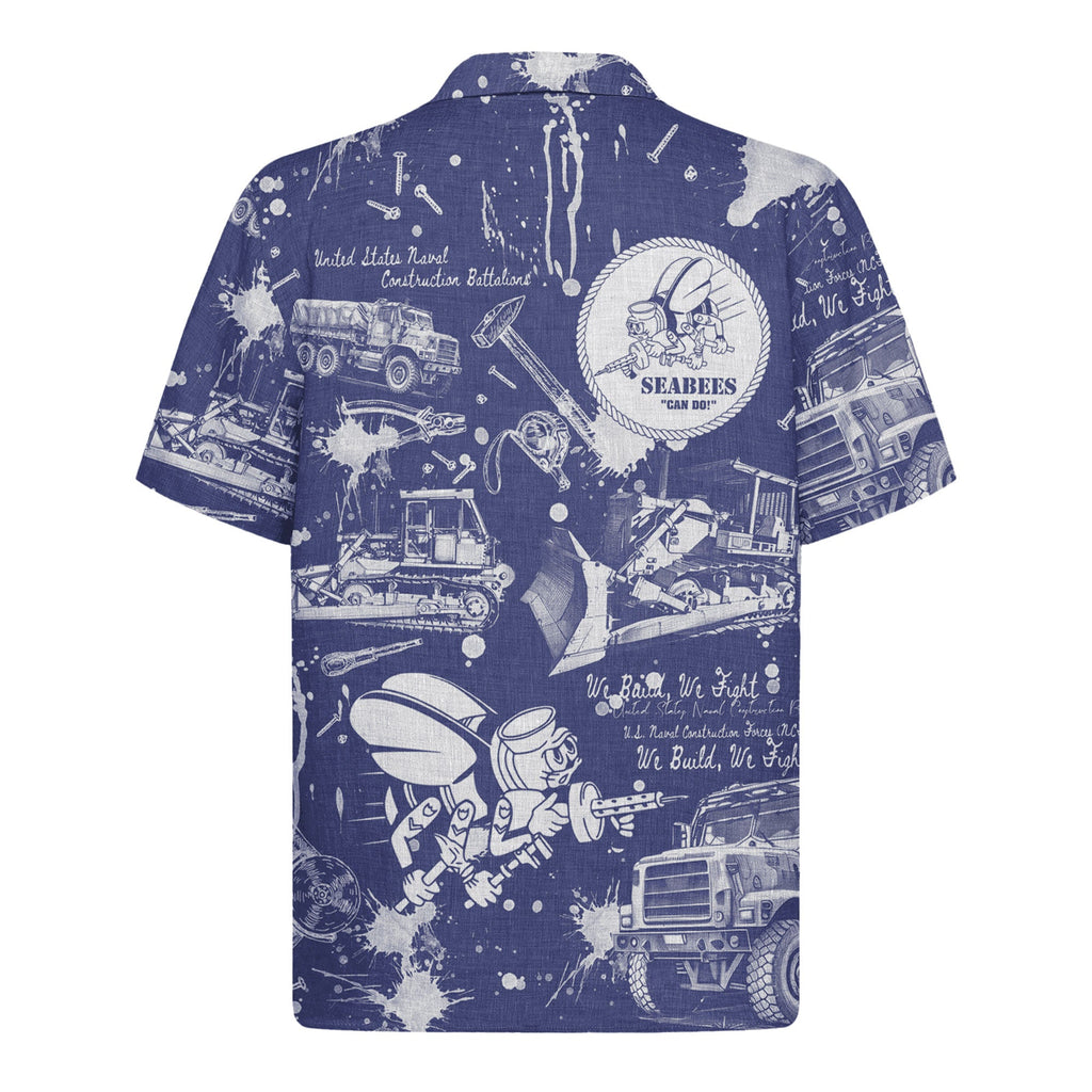 Seabees Hawaiian Shirt, 250th Anniversary United States