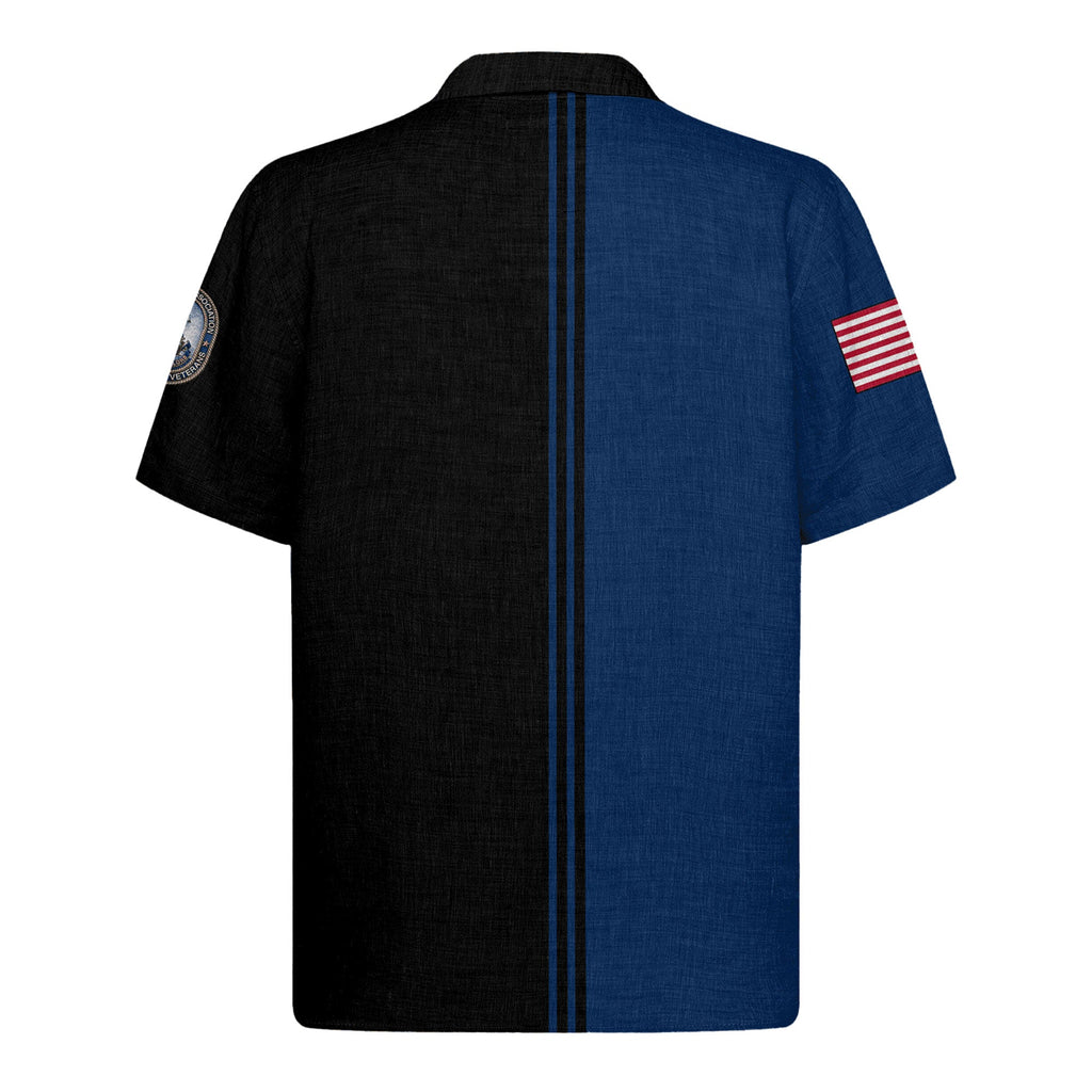 US Navy Tin Can Sailors Aloha Shirt, Patriotic Military Beach Shirt