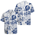 US Navy Aloha Shirt, America 250th Anniversary Military Beach Shirt