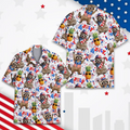 Raccoon Pineapple Hawaiian Shirt – Patriotic USA 4th of July Aloha Shirt