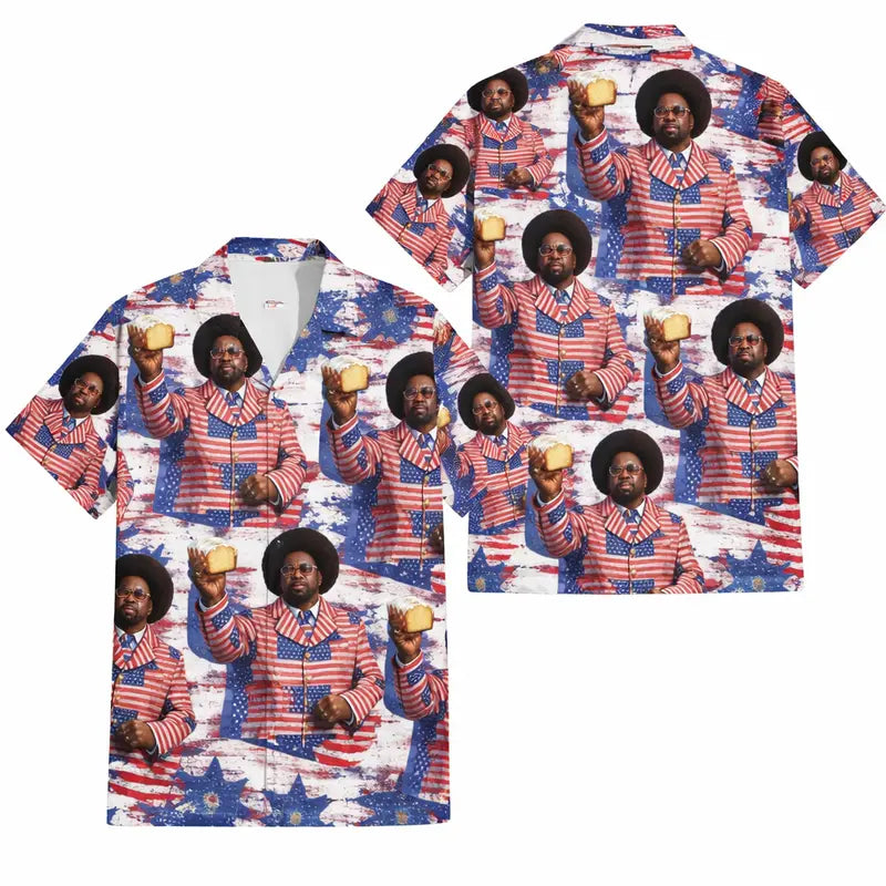 Afroman Trial Meme Hawaiian Shirt, Adams County Sheriff Funny Tee, Lemon Pound Cake Song Parody Aloha Shirt
