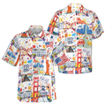 Funny ABS Hawaiian Shirt  Six Pack Illusion Aloha Button Down Summer Beach Outfit That Gets Laughs