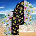 Funny Retro Duck Hawaiian Shirt  Aloha Button Down Summer Beach Outfit That Gets Compliments