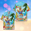Tropical Parrot Hawaiian Shirt Men Women Youth Parrot Shirt ButtonUp Short Sleeve