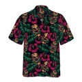 Retro Tiki Mask Hawaiian Shirt  Seamless Pattern Aloha Shirt Funny Tiki Shirt for Men Women