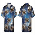 Funny Galaxy Hawaiian Shirt Space Aloha Button Down Cosmic Outfit That Gets Laughs