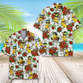 Banana Baseball Hawaiian Shirt, Funny Tropical Fruit Aloha Shirt for Men Women Youth, Summer Beach Vacation Button Up